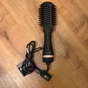Foxbae Black and rose gold Hair Dryer Brush
